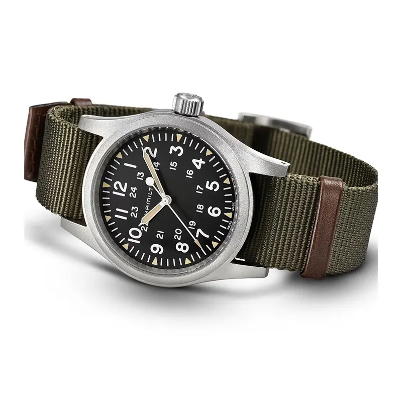 Hamilton Khaki Field Mechanical Black Dial Men's Watch | H69439931